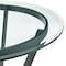 Armen Living Naomi and Bryant 5-Piece Counter Height Dining Set in Black Metal and Gray Faux Leather SETNMBYGRBL5 - alternate 9